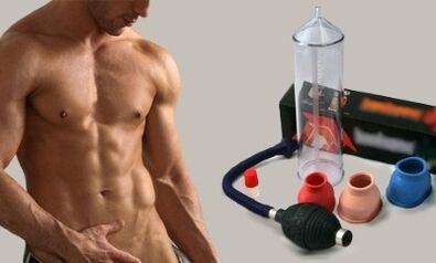 Αντλία για μεγέθυνση ανδρικού πέους